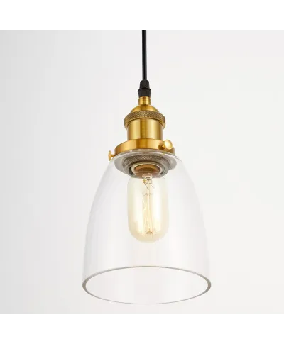 Lampa wisząca - Mosiężna Fabi W1