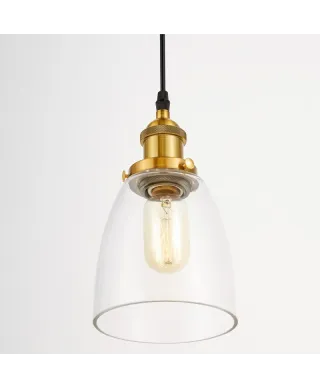 Lampa wisząca - Mosiężna Fabi W1