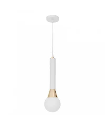 Lampa wisząca - Biało Złota  Folino W1
