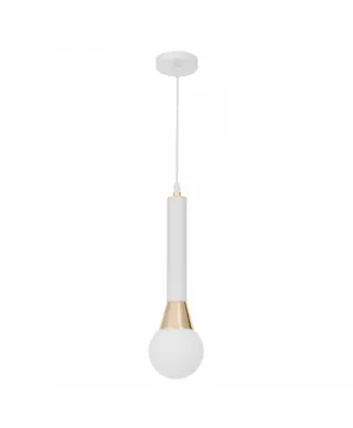 Lampa wisząca - Biało Złota  Folino W1