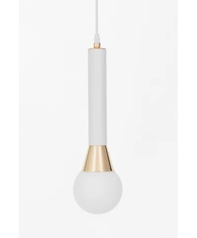 Lampa wisząca - Biało Złota  Folino W1