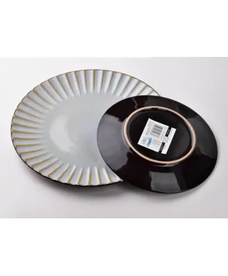 Talerz deserowy 20cm - Evie Grey