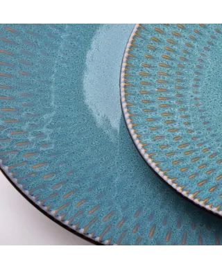 Talerz deserowy 21cm - Erica Blue