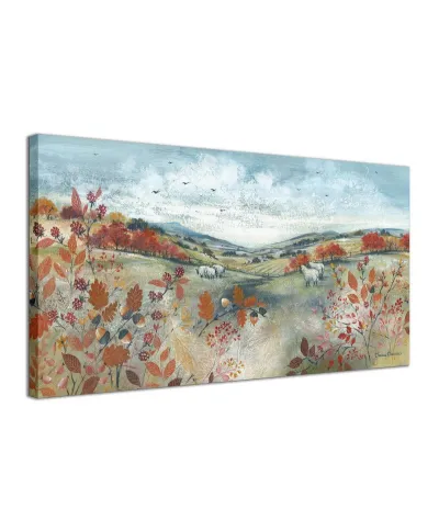 Obraz do salonu - Autumn Walk - 100x50 cm