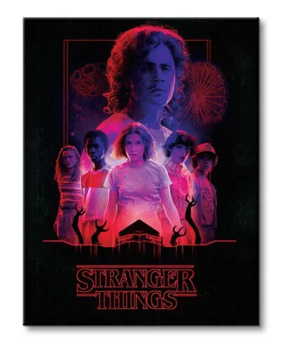 Obraz do sypialni - Stranger Things Horror - 30x40 cm