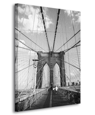 Obraz na ścianę - Brooklyn Bridge, New York - 90x120 cm