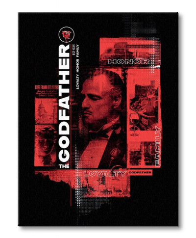 Obraz ścienny - The Godfather Loyalty Honor Family - 40x30 cm
