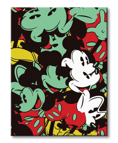 Obraz na płótnie - Mickey Mouse Repeat -  - 40x30 cm