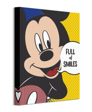 Obraz na płótnie - Mickey Mouse Full Of Smiles - 40x30 cm