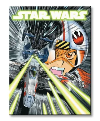 Obraz ścienny - Star Wars Manga Madness - 40x30 cm