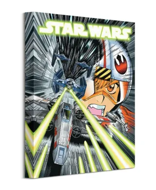 Obraz ścienny - Star Wars Manga Madness - 40x30 cm