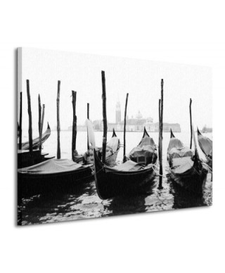 Obraz do salonu - Wenecja, gondole - 120x90 cm