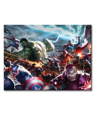 Obraz ścienny - Marvel Future Fight Heroes Assault - 40x30 cm