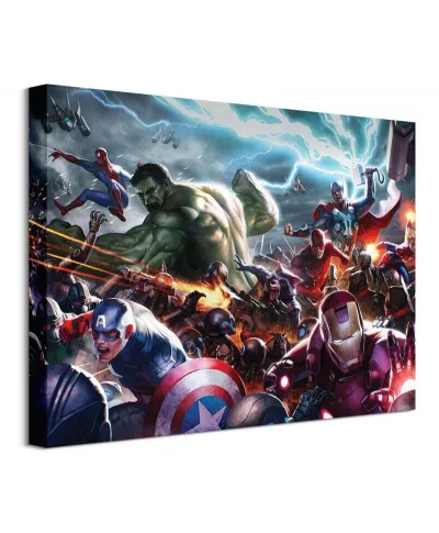 Obraz ścienny - Marvel Future Fight Heroes Assault - 40x30 cm