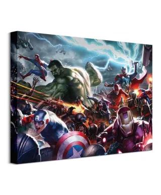 Obraz ścienny - Marvel Future Fight Heroes Assault - 40x30 cm