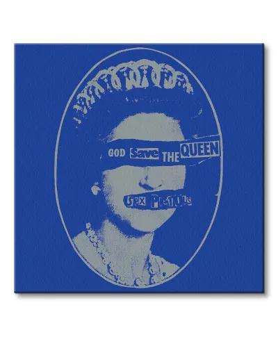 Sex Pistols God Save The Queen - obraz na płótnie