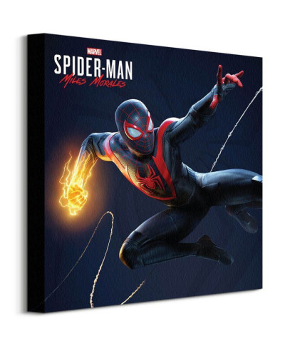 Spider-Man Miles Morales Electric Fist Swing - obraz na płótnie