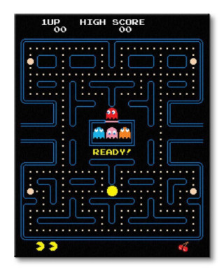 Pac-Man Maze - obraz na płótnie