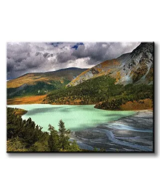 Obraz na płótnie - Jezioro Akkem - 120x90 cm