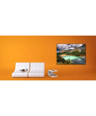 Obraz na płótnie - Jezioro Akkem - 120x90 cm