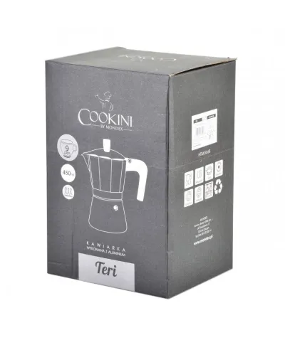 TERI Kawiarka 450ml indukcja             COOKINI 11x19xh21cm