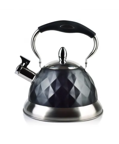 Czajnik czarno srebrny  - Diamond 3L