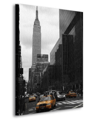 as Obraz do salonu - Żółte taksówki, New York - 90x120 cm