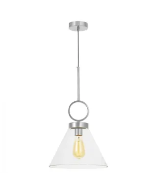 LAMPA WISZĄCA CHROMOWANA NOWOCZESNA FERMINI