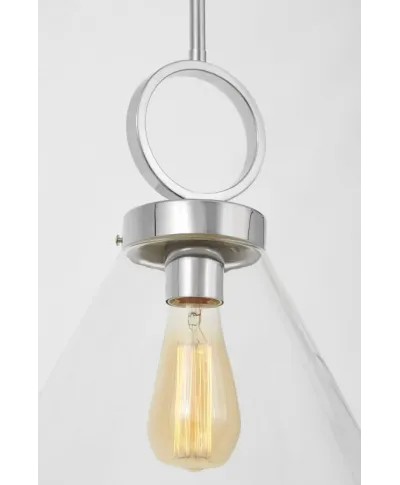 LAMPA WISZĄCA CHROMOWANA NOWOCZESNA FERMINI