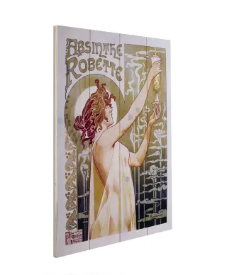 Absinthe Robette - obraz na drewnie