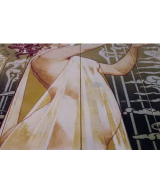 Absinthe Robette - obraz na drewnie