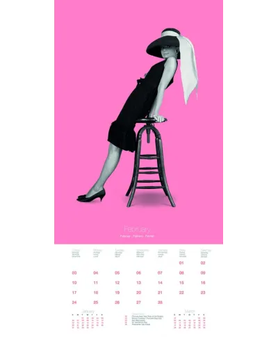 Audrey Hepburn - oficjalny kalendarz 2013 r.