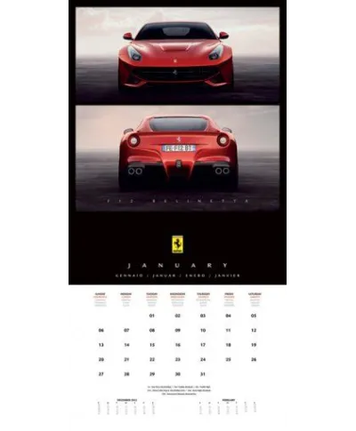 Ferrari GT - oficjalny kalendarz 2013 r.