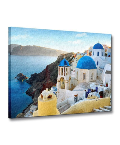 Obraz krajobraz - Grecja, Santorini - 120x90 cm