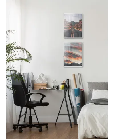 Srebrna rama aluminiowa 24x30 cm