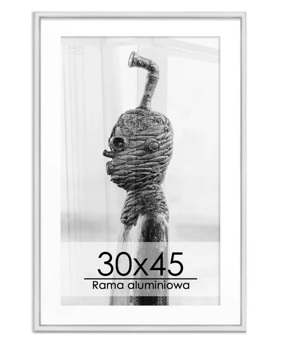 Srebrna rama aluminiowa 30x45 cm