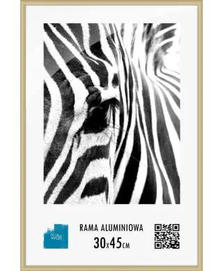 Złota rama aluminiowa 30x45 cm