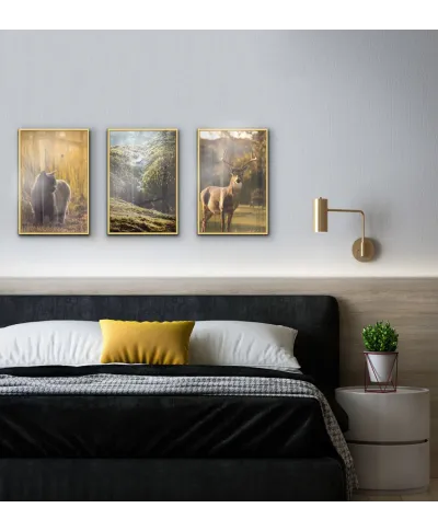 Złota rama aluminiowa 30x45 cm