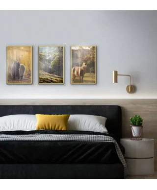 Złota rama aluminiowa 30x45 cm