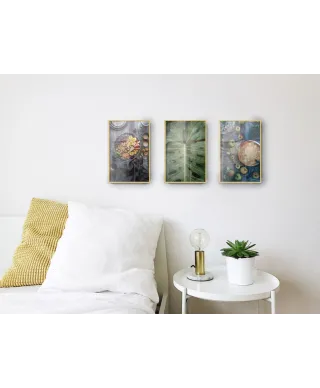 Złota rama aluminiowa 30x45 cm