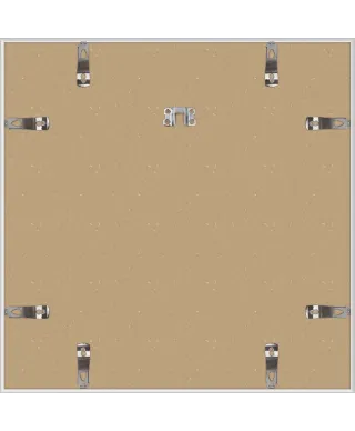 Srebrna rama aluminiowa 40x40 cm