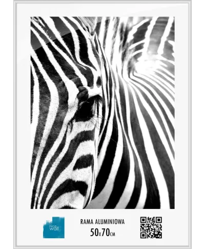 Srebrna rama aluminiowa 50x70 cm