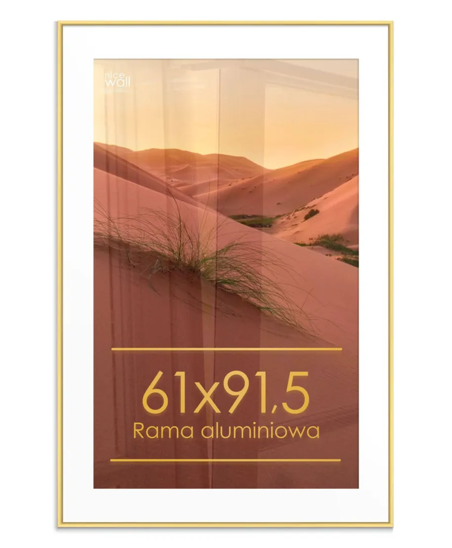 Złota rama aluminiowa 61x91,5 cm