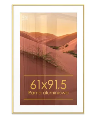 Złota rama aluminiowa 61x91,5 cm
