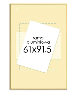 Złota rama aluminiowa 61x91,5 cm