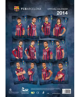 FC Barcelona - oficjalny kalendarz 2014