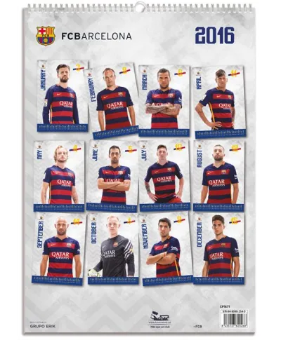FC Barcelona - kalendarz 2016 r.