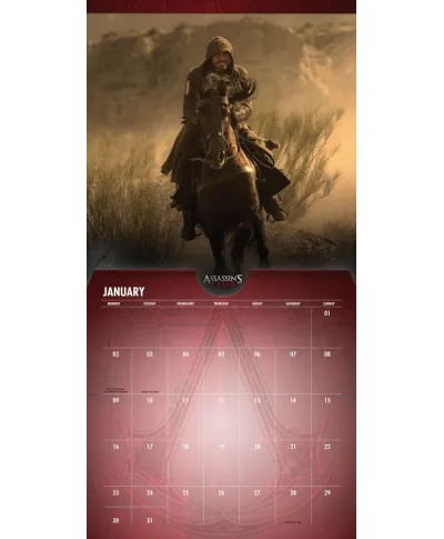 Assassins Creed - oficjalny kalendarz 2017