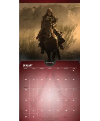 Assassins Creed - oficjalny kalendarz 2017