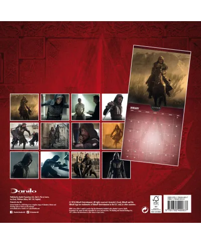 Assassins Creed - oficjalny kalendarz 2017